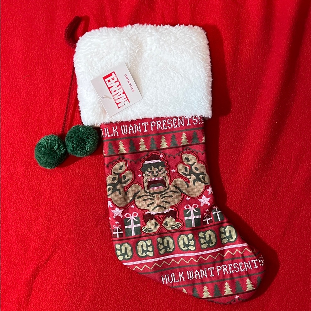 Marvel Hulk Holiday Stocking | New With Tags